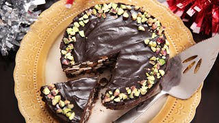 No Bake Biscuit Cake | Quick And Easy Recipe | Ruchi's Kitchen