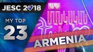 Armenia JESC 2018 | My Top 23 ?? (Depi Mankakan Evratesil)
