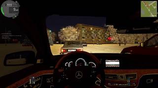 CITY CAR DRIVING: ВЕЗЕМ ПЬЯНЫХ ДЕВУШЕК ДОМОЙ В Mersedes S65 + ИГРАЕМ НА РУЛЕ!!