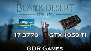 Black Desert teste com I7 3770 + 1050ti 4gb da gigabyte 1080P e 1440p