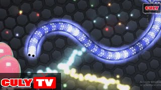 Thử thách 10 phút chơi rắn săn mồi Slither.io | Cu lỳ chơi game #2 | gameplay for kid