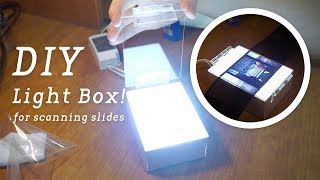 [DIY] Light Box For Scanning Films