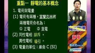 [高徠]高三物理_羅啟晃老師_靜電(一)