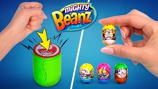 海外おもちゃ開封！マイティービーンズ・サプライズエッグ&レース！