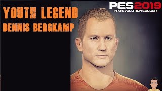 Dennis Bergkamp - PES 2019 Face Build - Youth Legend