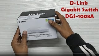 Unboxing of D-Link 8 Port Gigabit Switch DGS-1008A