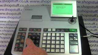 CASIO SE-S400 OR SE-S3000 CHANGING THE PRICE OF A BARCODE PLU PRODUCT