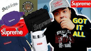 SUPREME Fw18 Week 1 LIVE COP! I GOT EVERYTHING!! (Manual Checkout)
