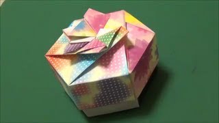 「キャンディボックス」折り紙"Candy box"origami