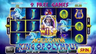 Playtech Age of the Gods King of Olympus Slot Review: Big Wins, Jackpots, Bonus Rounds