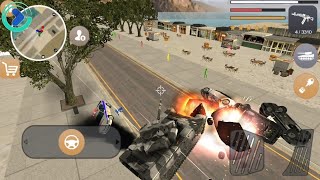 Hero Stickman Rope Hero 2 Crime Simulator Vice Town | By Naxeex LLC | Best Android Gameplay HD
