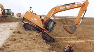 Тест-драйв гусеничного экскаватора CASE  CX 210B