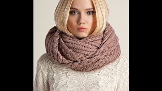 Как связать Шарф Спицами? для начинающих - видео - модели 2019 /How to tie a scarf knitting needles