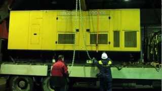Разгрузка дизель-генератора САТ 700кВа