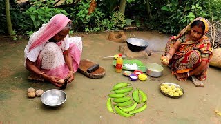 Bangali Kancha KOLAR KOFTA Recipe | Raw Banana Kofta Curry prepared by Grandmother- Village Food