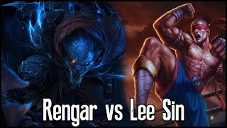 Rengar vs Lee Sin top lane - Rengar vs Top #2 (League of Legends)
