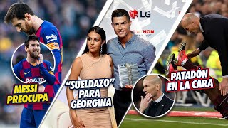 Messi PREOCUPA |"Sueldazo" que paga CR7 a Geo | Sarri aplaca a Cristiano|Patadón en la cara a Zidane