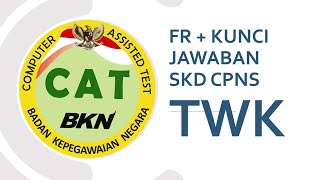 KUNCI JAWABAN FR TWK HARI KETIGA! MAU LULUS? TONTON GAES