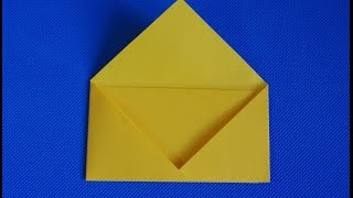 Как сделать конверт из бумаги а4 своими руками. Оригами для письма из листа.