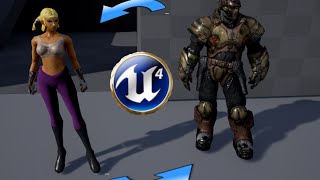 UE 4 Смена персонажа во время игры