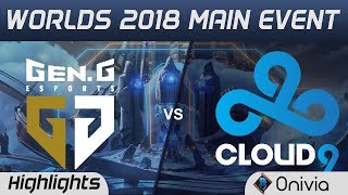 GEN vs C9 Highlights Worlds 2018 Main Event Gen G Esports vs Cloud9 by Onivia