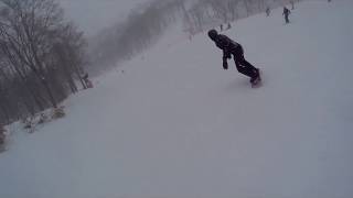 Carving turn カービング 高鷲スノーパーク Snowboard