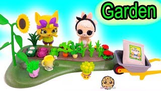 Lol Surprise Pet Bunny Helps Shopkins In Garden - Toy Video