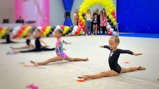ВЛОГ Соревнования по художественной гимнастике! Маша на своем первом турнире! 2.11.19