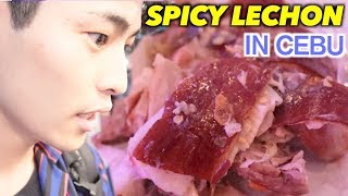 JAPANESE EATS SPICY LECHON IN CEBU!!!!!!!【Sugbo Mercado】