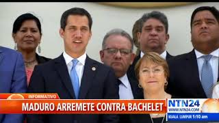 Nicolás Maduro: “Bachelet se declaró enemiga de Venezuela”