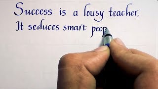 Simple English handwriting styles | Print English Handwriting # 4