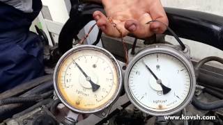 Проверка давления подкачки в ТНВД Bosch CP-3