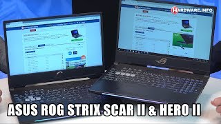 Asus ROG Strix Scar II & Hero II gaming laptops review - Hardware.Info TV (4K UHD)