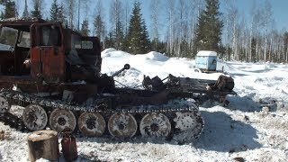 ТТ-4 Ремонт Кпп Работа на лесоповале...