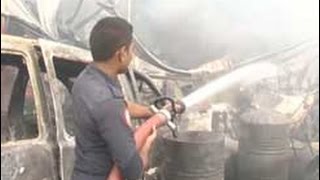Fire breaks out at paint factory in Biyagama