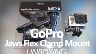 GoPro Hero Jaws Flex Clamp Mount UNBOXING DEMO