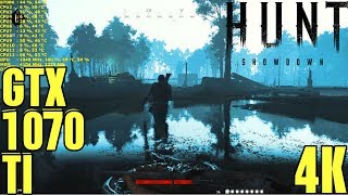 Hunt: Showdown Closed Alpha Gtx 1070 Ti  4K UltraHD Performance