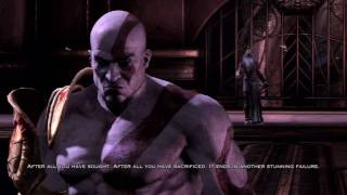 41. God of War 3 - HD Chaos Difficulty Walkthrough - Kratos vs Zeus Boss 2/3