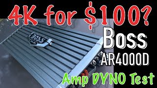 Who's the Boss? AR4000D 4k MAX Amp Dyno Test
