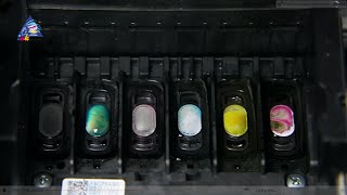 Промывка печатающей головки на примере Epson EP-706A