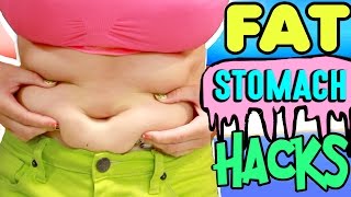 10 Fat Stomach Life Hacks! | How To Hide A Fat Stomach For Summer! | Cure Tummy Fungus And Odor!