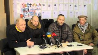 Брифінг Афганців і Правого сектору в Українському домі