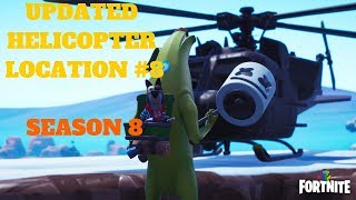 Fortnite - Updated Helicopter Location #8 - SEASON 8 BATTLE ROYALE GUIDE