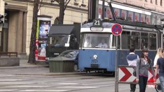 München Straßenbahnen. Munich Trams