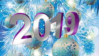 Надпись 2019 с фоном и без фона хромакей