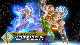 GOGETA ULTRA INSTINCT FULL POWER?! VS Broly Ultra Instinct - Dragon Ball Xenoverse 2 Mods