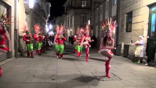 Carnaval Pontevedra 2013  Las Comparsas y el Rey Urco