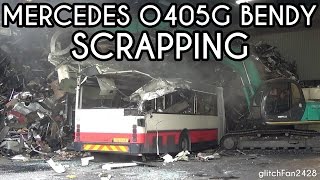 [SMRT] Scrapping a Bendy Bus - Mercedes Benz O405G