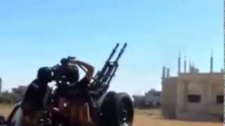Сирия война атака МИГ 29 в толпу боевиков Syria war rebels