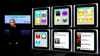steve jobs presents the ipod nano 2010